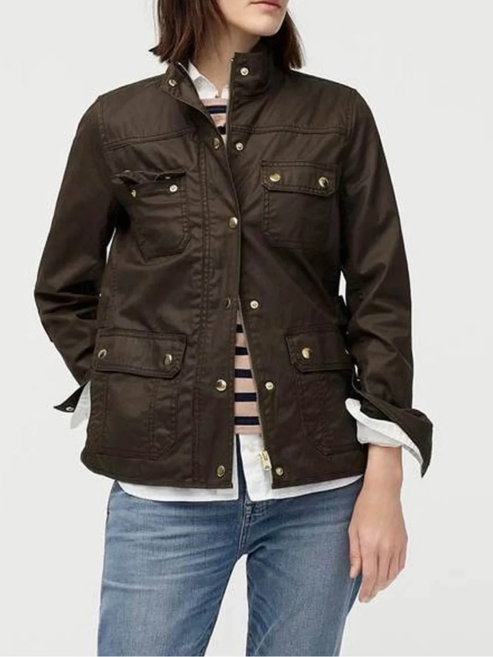J. Crew Dark Brown Utility Field Jacket